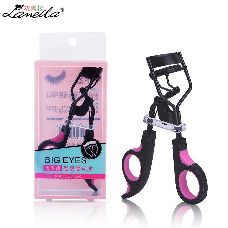 拉美拉 3D動感睫毛夾 紅黑雙色廣角睫毛器 輕松卷翹睫毛定型A0383
