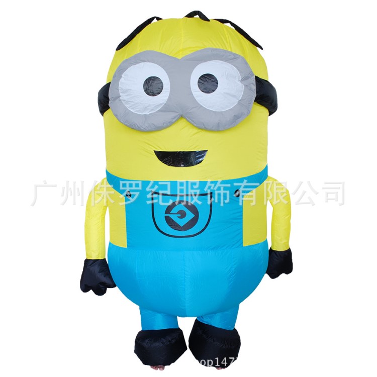 充氣小黃人氣模 神偷奶爸小黃人充氣服行走動(dòng)漫卡通人偶表演服裝