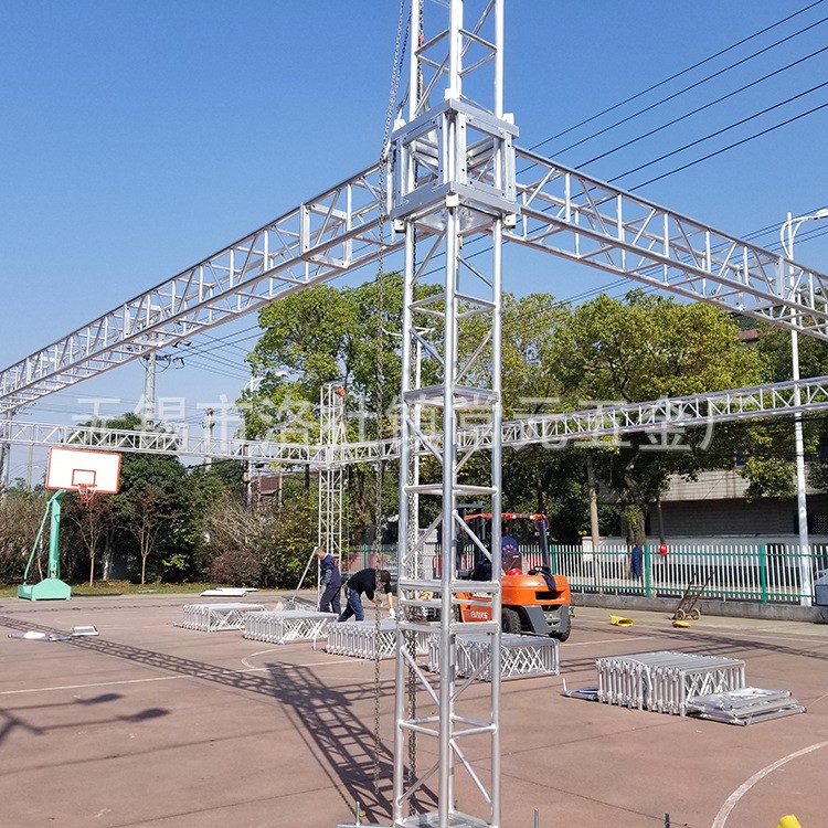 铝合金桁架龙门架太空架 舞台架truss架 舞台桁架婚庆架厂家直销