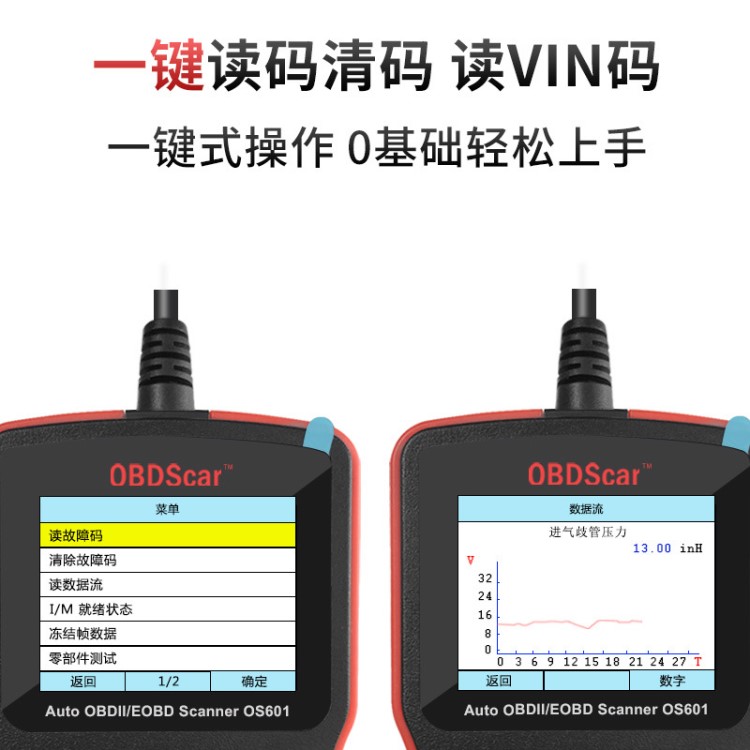 汽車故障燈器解碼器解碼obd電腦故障檢測儀診斷儀通用型儀