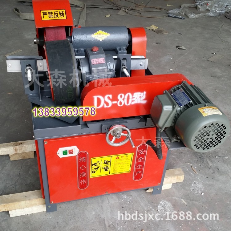 佛山80型圓管拉絲拋光機(jī)|大森小型外圓自動拋光機(jī)|金屬圓管拋光機(jī)