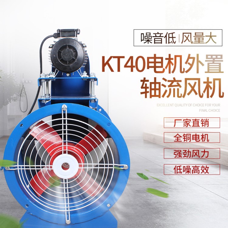 廠家直銷 KT40高溫氣體輸送風(fēng)機 電機外置式軸流風(fēng)機 低噪音風(fēng)機