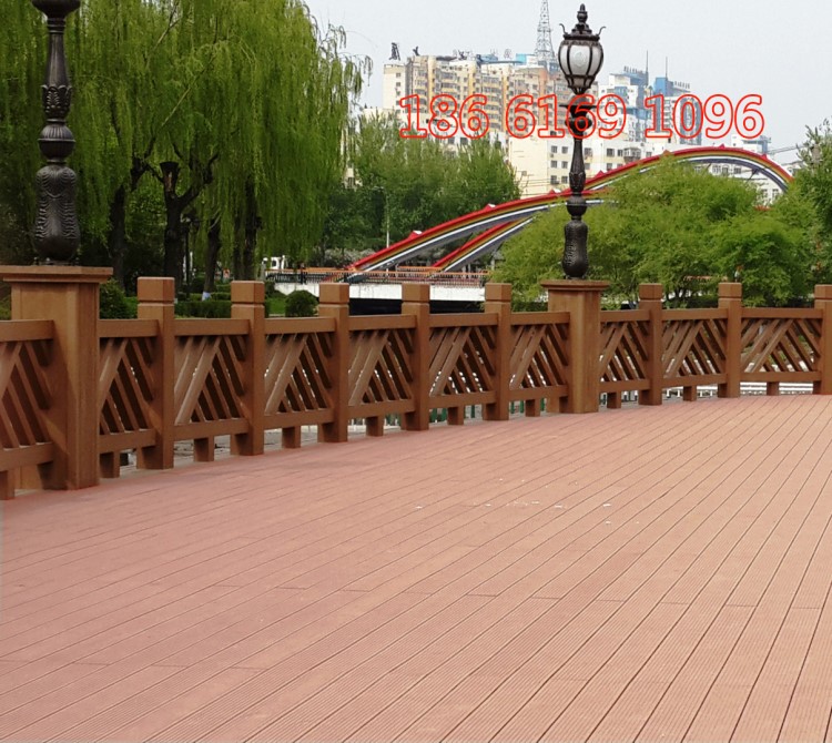 高品質(zhì)塑木制品護(hù)欄 木塑棧道圍欄 木塑新材料