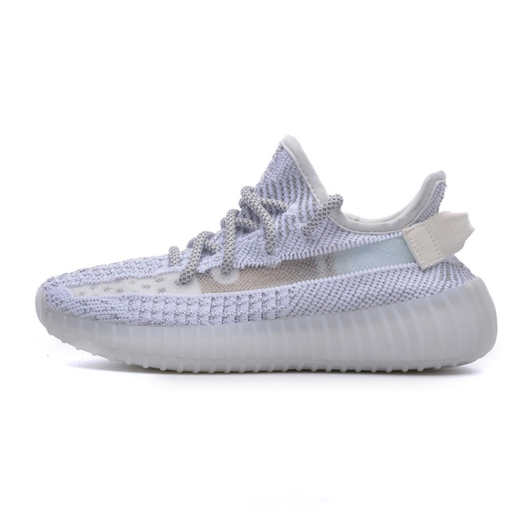 350V2滿天星west yeezy韋斯特椰子鞋男女運動跑步反光鞋帶莆田鞋