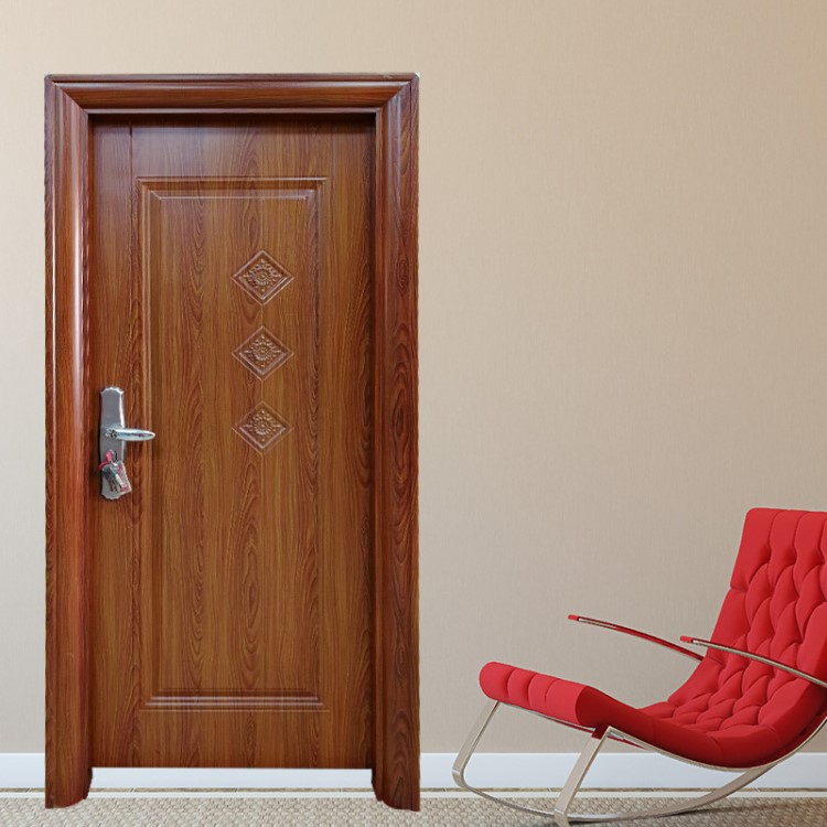 廠家直銷特厚料電解板鋼質門鋅合金室內門鋼板門鋼套門金屬套裝門