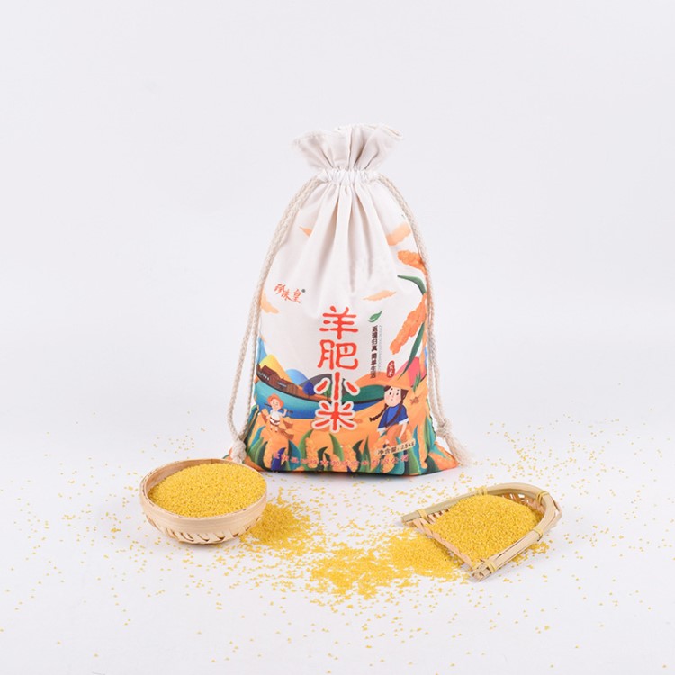 山西小米廠家批發(fā)農(nóng)家黃小米月子米羊肥小米山小米2.5kg袋裝