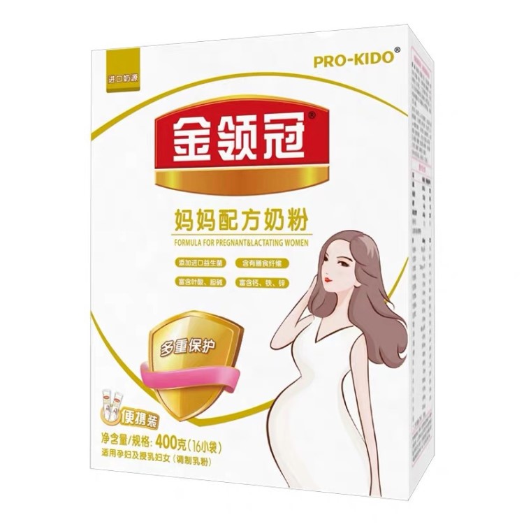 金領冠媽媽奶粉400g盒裝