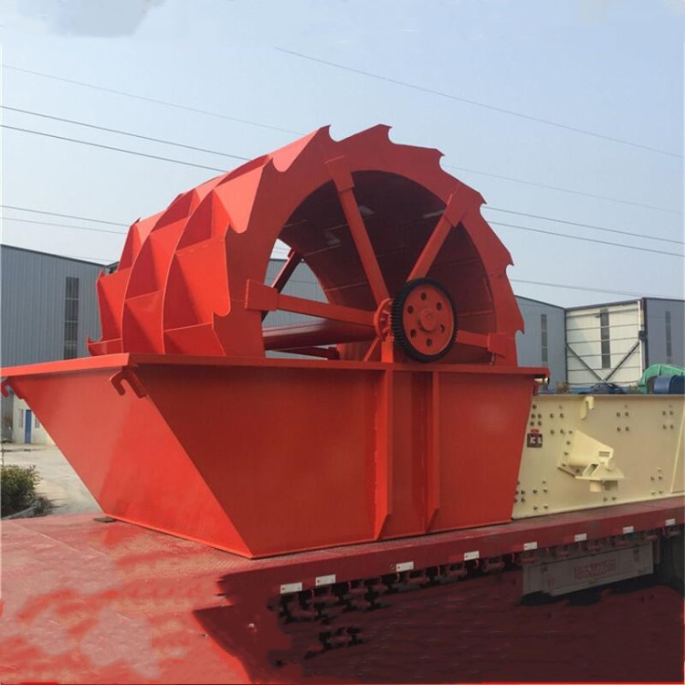 双槽洗砂捞沙机 小型水洗轮式挖洗砂机价格 洗沙污泥脱水设备