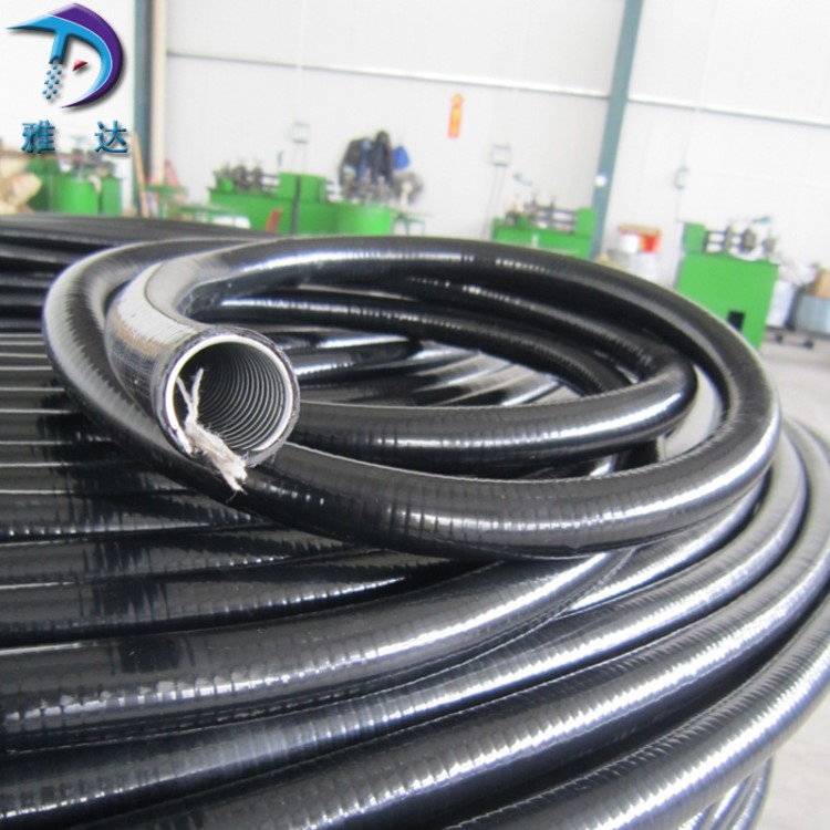 平包塑金屬軟管 加厚PVC雙扣棉線管 抗老化耐高溫抗寒抗紫外線