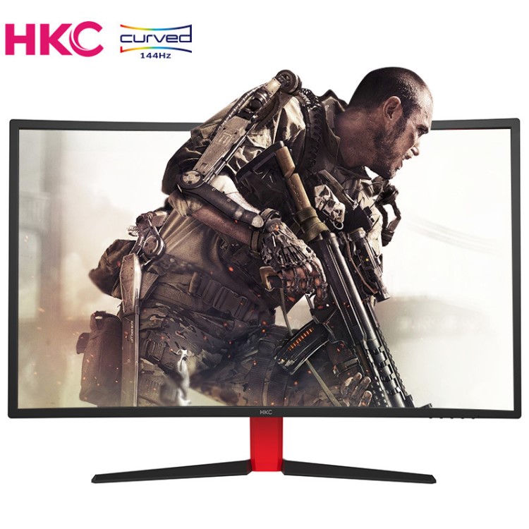 HKC G32 31.5英寸144hz顯示器曲面電競吃雞游戲hdmi電腦液晶屏