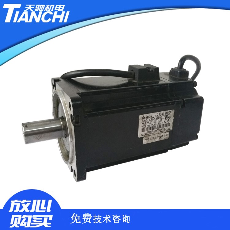 二手拆機 臺達750W 伺服電機 ECMA-C30807ES 實物拍圖