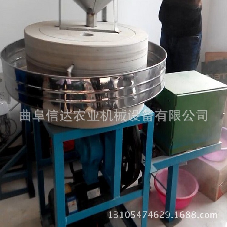 供應電動芝麻醬機 精工制作芝麻醬電動石磨機 40型花生醬石磨機器