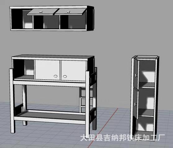 潮陽區(qū)雙層床午托兒童架子床上下鋪木床定做定制學(xué)生宿舍員工