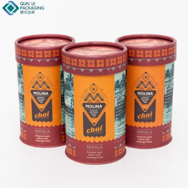 創意紙蓋復合易拉紙罐出口密封性易撕蓋紙罐定制粉類食品包裝罐