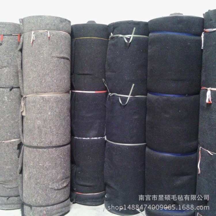 廠家直供蔬菜大棚保溫防寒氈 公路養(yǎng)護(hù)氈 密封化纖毛氈棉被芯外皮