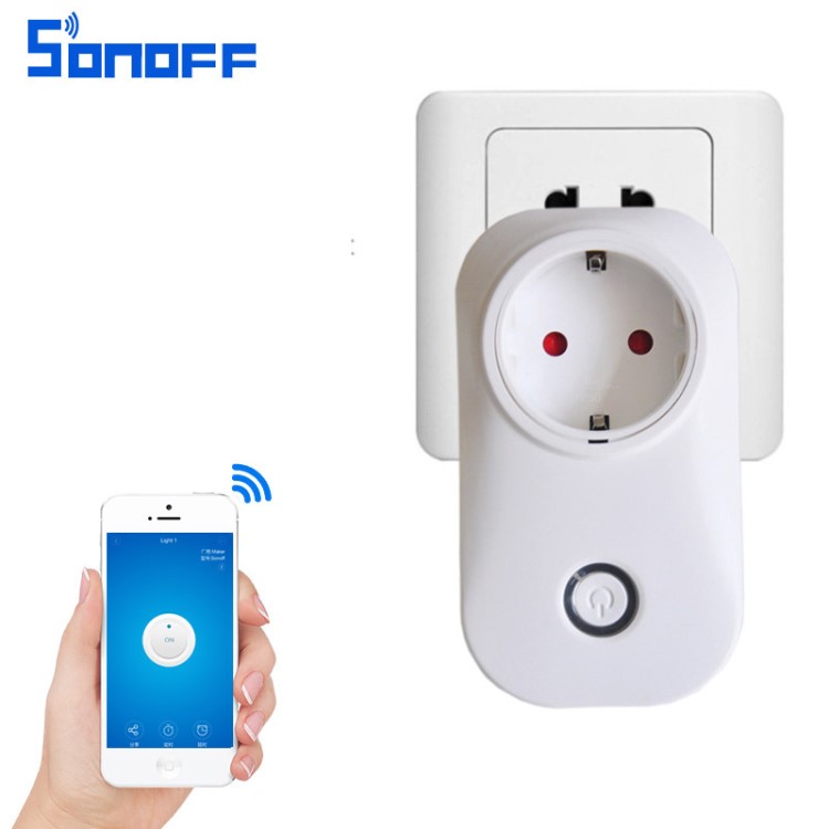 易微联Sonoff S20 EU（F款）手机远程wifi控制插座 智能定时开关