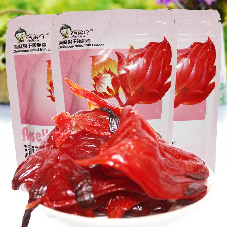 阿弟仔玫瑰茄干5斤洛神花果干果脯整箱批發(fā)