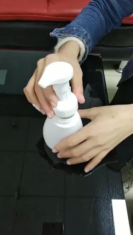 供應250ML 泡沫瓶洗手液洗面奶 沐浴露 外置彈簧防水卡扣泡沫泵頭