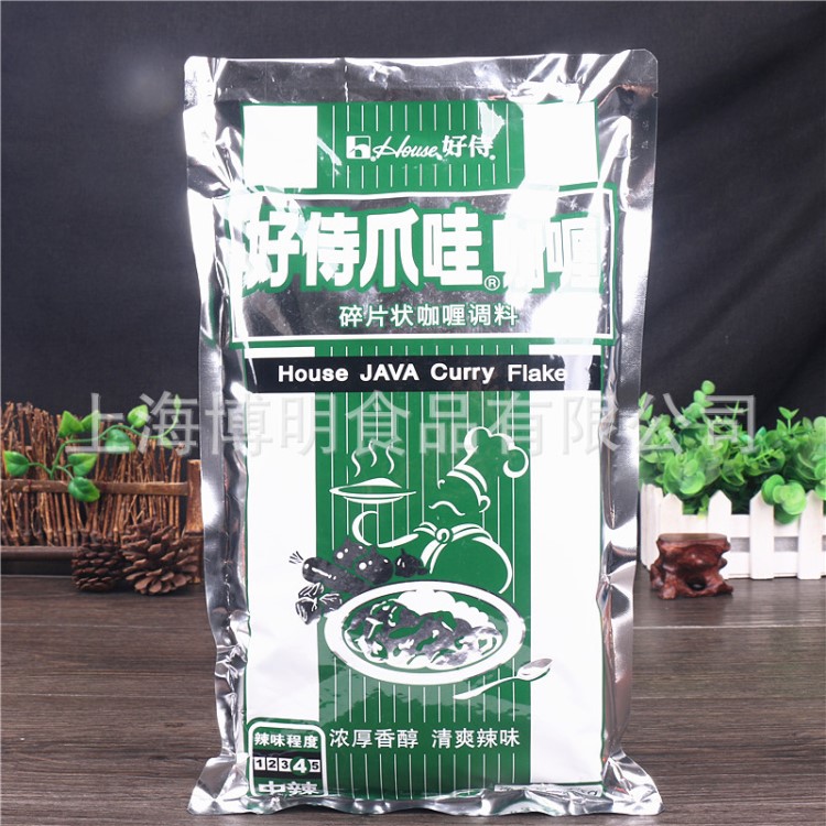 好侍爪哇咖喱碎片1kg 咖喱魚蛋牛肉雞肉飯嘎哩調(diào)料日式咖喱粉批發(fā)