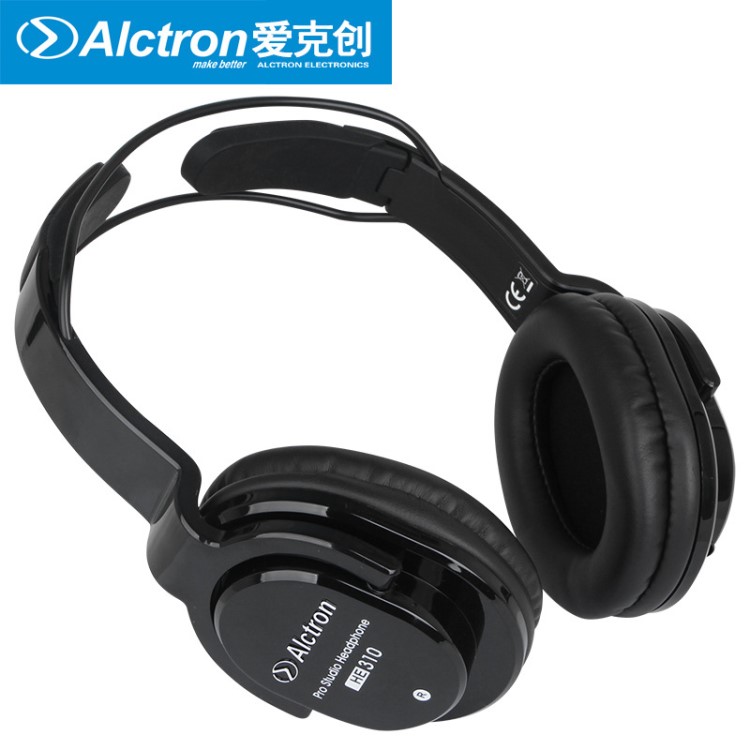 Alctron/愛克創(chuàng) HE310全封閉式有線錄音監(jiān)聽耳機頭戴式DJ音樂耳機