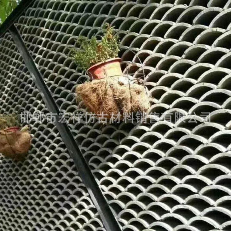 厂家生产 青瓦拼花 窗花 镂空隔断 仿古装饰 可加工定制