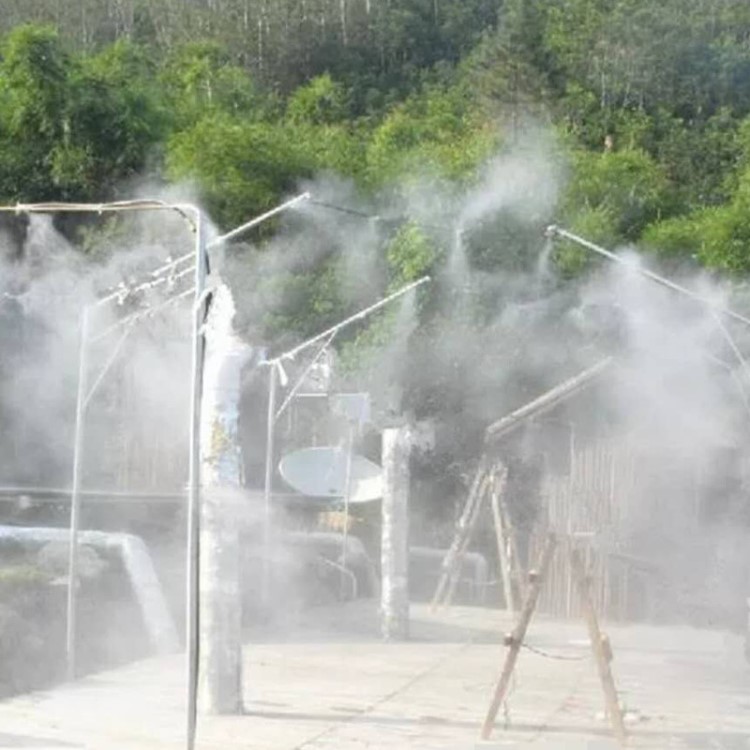 戶外人造霧機組噴霧景觀造霧機自動噴霧設備園林景區(qū)河道霧化仙境