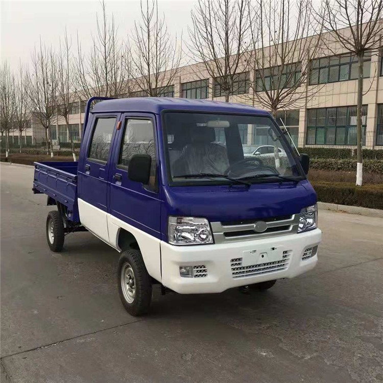 廠家直銷電動(dòng)四輪貨車搬運(yùn)平板車電動(dòng)貨車電瓶小型貨車載重2噸