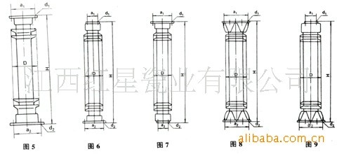 普通型棒形支柱瓷绝缘子126～145kV