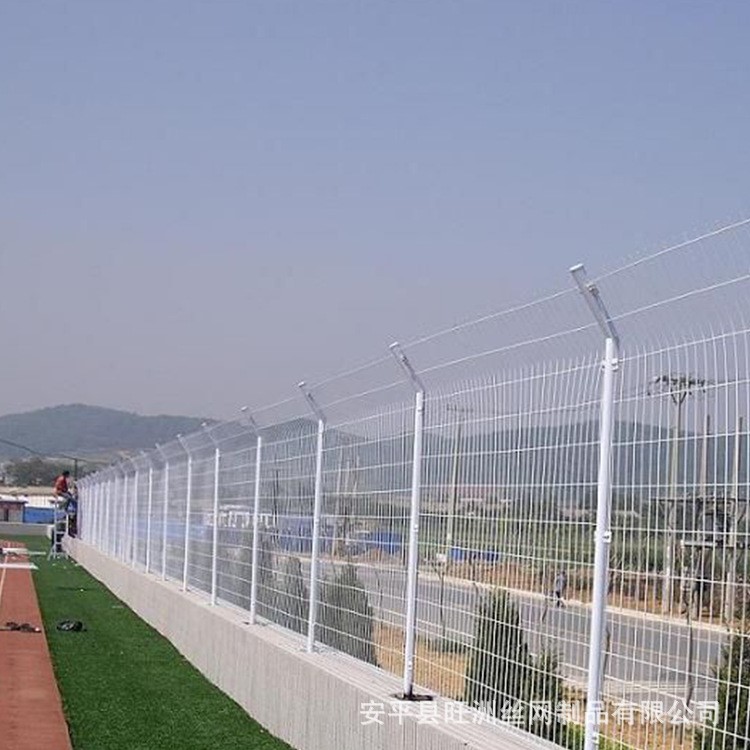 旺洲絲網廠家直銷雙邊絲護欄網 道路隔離柵 綠化帶圍網