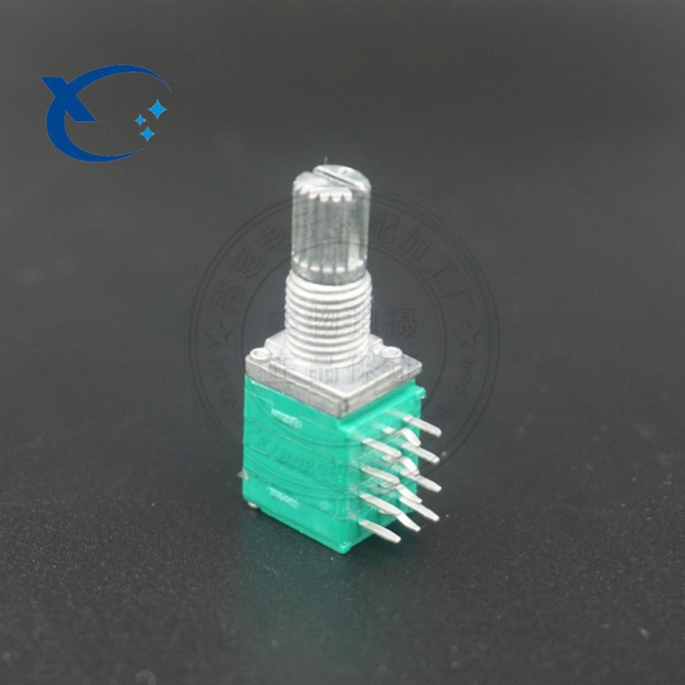 RK097G4L 097型塑封四聯旋轉電位器 汽車功放電位器 9MM