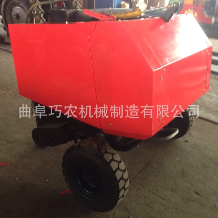 自動麥草撿拾機巧農機械 小型麥草捆草機 圓捆打捆機廠家全自動