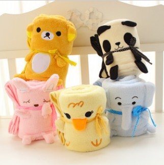 藍大象 粉兔 輕松熊 空調(diào)毯毛毯 一件代發(fā) 毛絨玩具