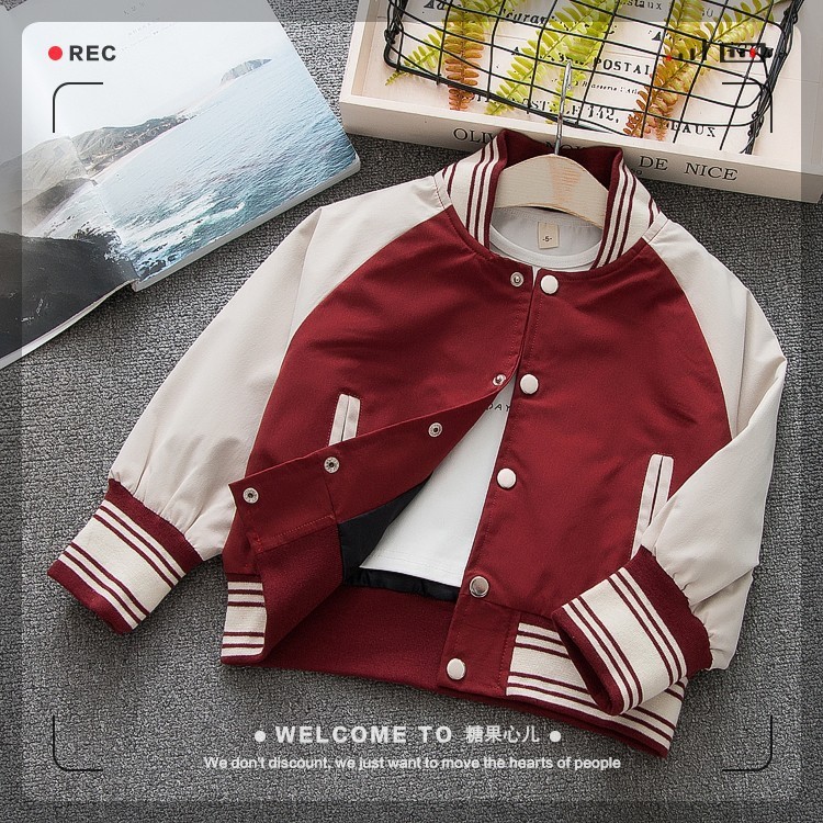 2019春季新品 小童簡約棒球服外套批發(fā) 韓版童裝童外套 精品