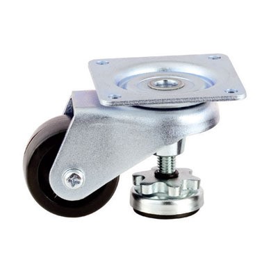 易得力 輕型2寸140kg韓國調節腳輪底板型 ACP-200F Zinc