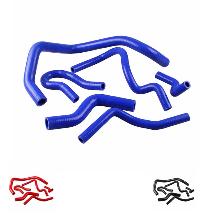 跨境汽車(chē)改裝 6件套硅膠汽車(chē)水管 適用于思域汽車(chē)硅膠管EG EK
