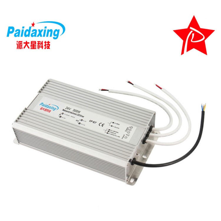 24V300W防水電源 24V12.電源高PFC&gt;0.96恒壓LED開關(guān)電源IP67