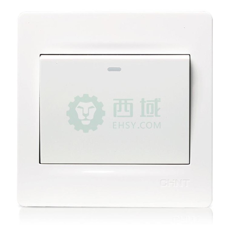含稅價 正泰 NEW7S系列一聯(lián)單控開關(guān)10A，NEW7-S00100A 白色