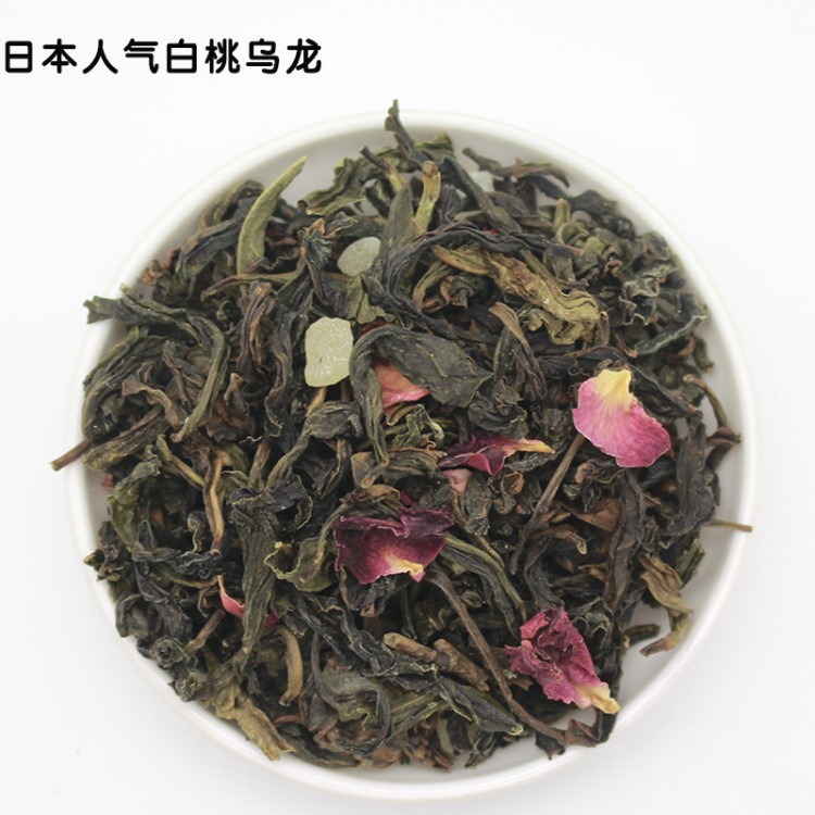 白桃烏龍茶包日本水蜜桃花茶水果茶水果味組合冷泡茶三角茶包20g