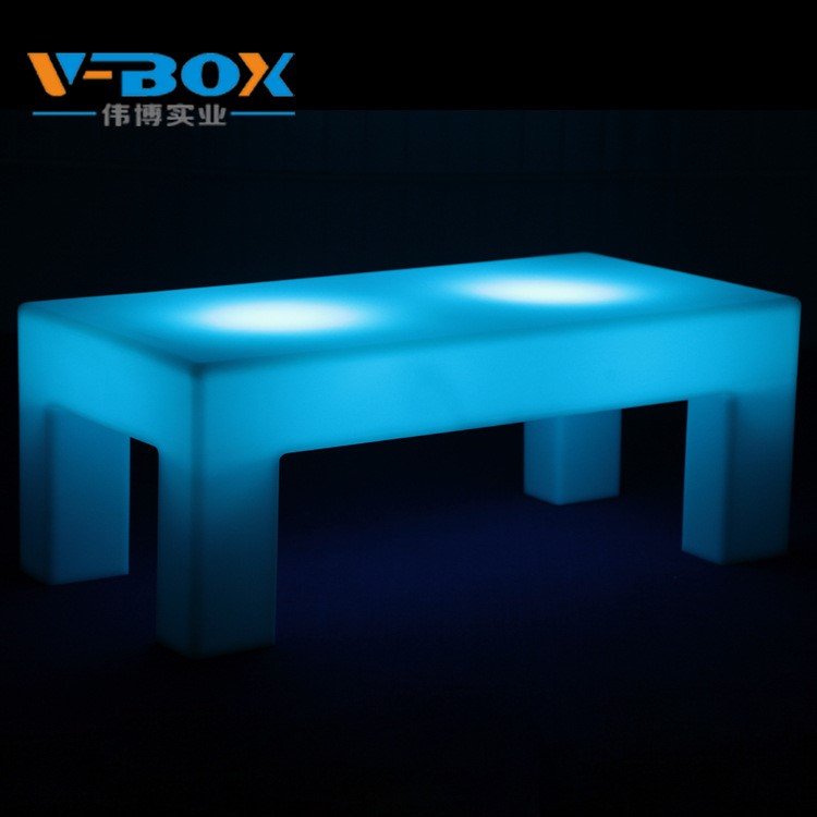 偉博led發光茶幾 酒桌酒吧夜場會所舞廳酒店歐式吧臺茶幾發光家具