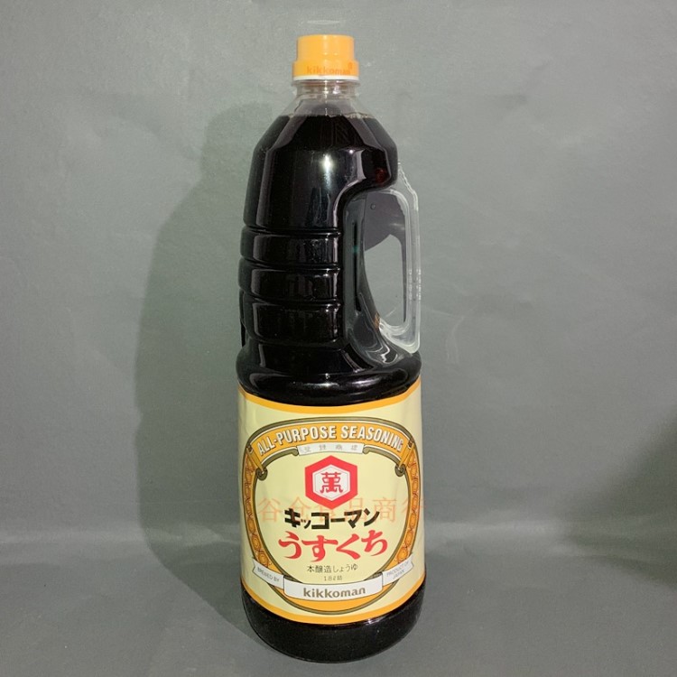 日本原裝 萬字牌淡口醬油釀造醬油1.8L 餐飲調(diào)味醬油 佐餐