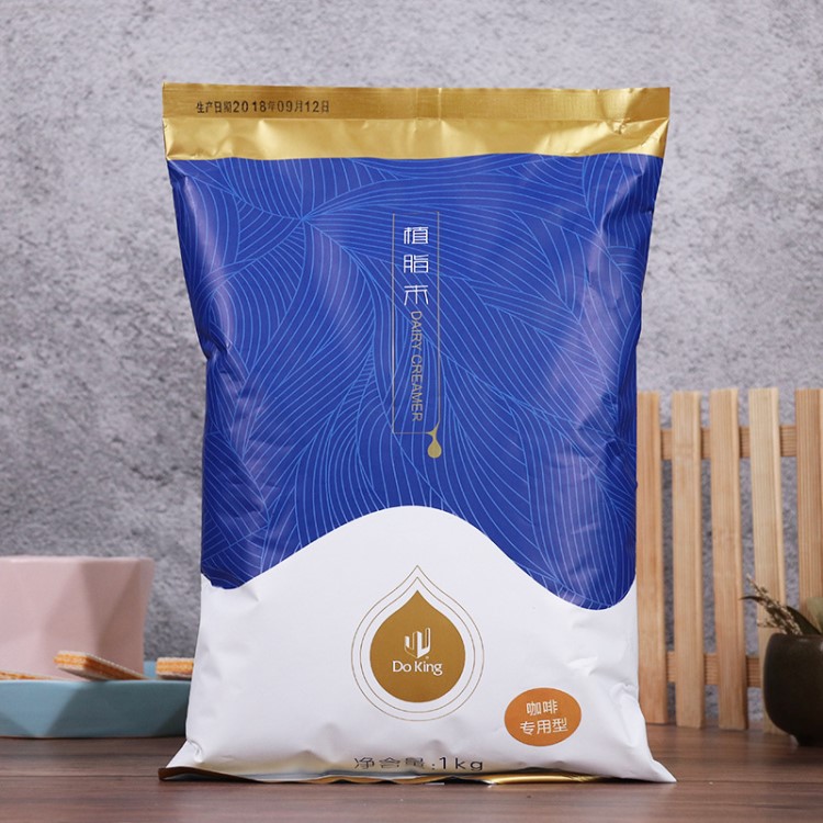 盾皇奶茶原料 盾皇奶精粉 植脂末盾皇咖啡专用型奶精1kg 5包包邮