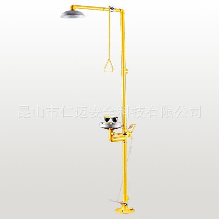 不銹鋼復(fù)合式洗眼器緊急噴淋沖淋一體式全身噴淋洗眼器