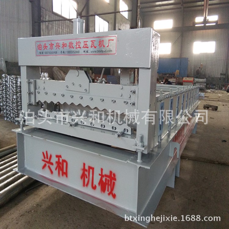 彩鋼波浪板成型機850型圓弧彩鋼墻板壓瓦機廠家