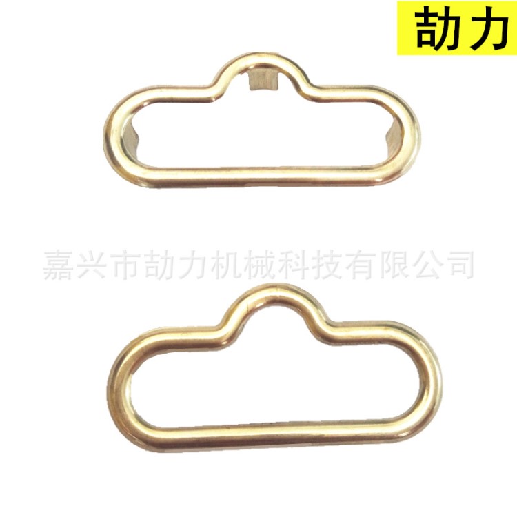超市紙卡吊牌金屬三角掛扣 云朵蝴蝶形氣眼 三角形帶爪異形氣眼