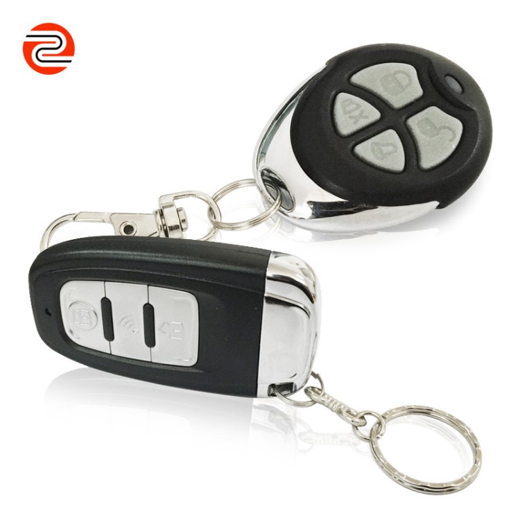 智安寶 無線射頻遙控器433M頻率金屬4鍵學習型穿墻 無線遙控器