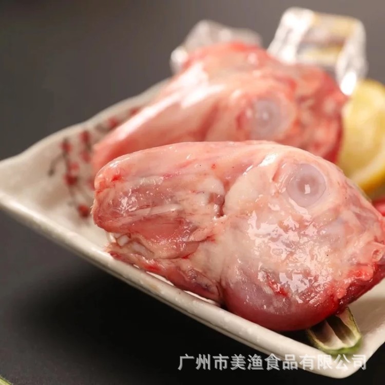 新鮮兔子頭整箱19斤 冷凍生兔頭肉大兔頭速凍兔腦殼小兔頭約90個