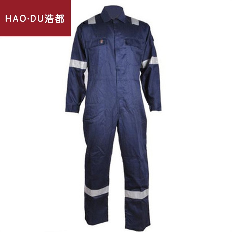 外貿(mào)實力廠家滌棉紗卡勞保服環(huán)衛(wèi)工人工作服定做來圖來樣定制