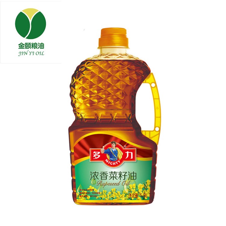 低價(jià)批發(fā)1.8L多力濃香菜籽油 物理壓榨菜籽油食用油 食用油糧油