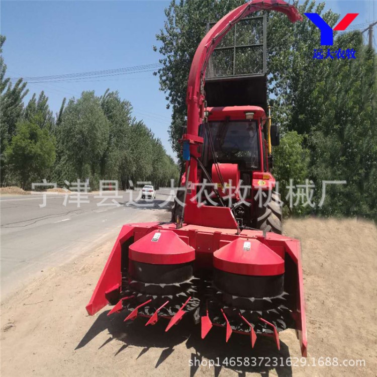 全新青儲機(jī) 玉米圓盤式割草 青貯收獲機(jī)玉米秸稈黃儲收割機(jī)