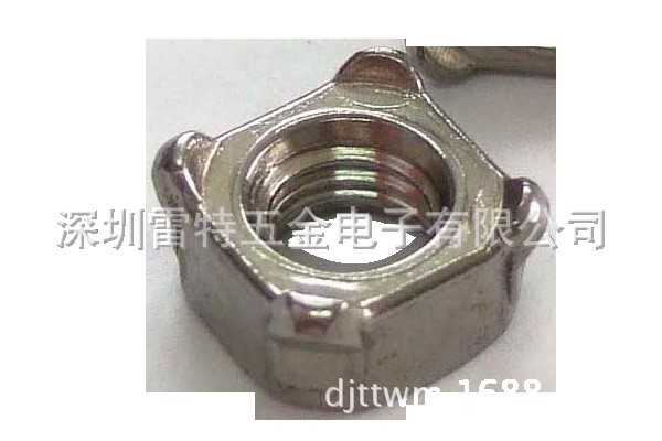 廠家直銷 四方焊接螺母 焊接螺母 方螺母 四角焊接螺帽DIN985